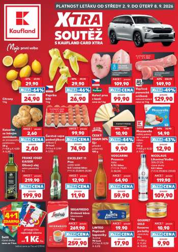 Leták Kaufland - 2.9.2026 - 8.9.2026.