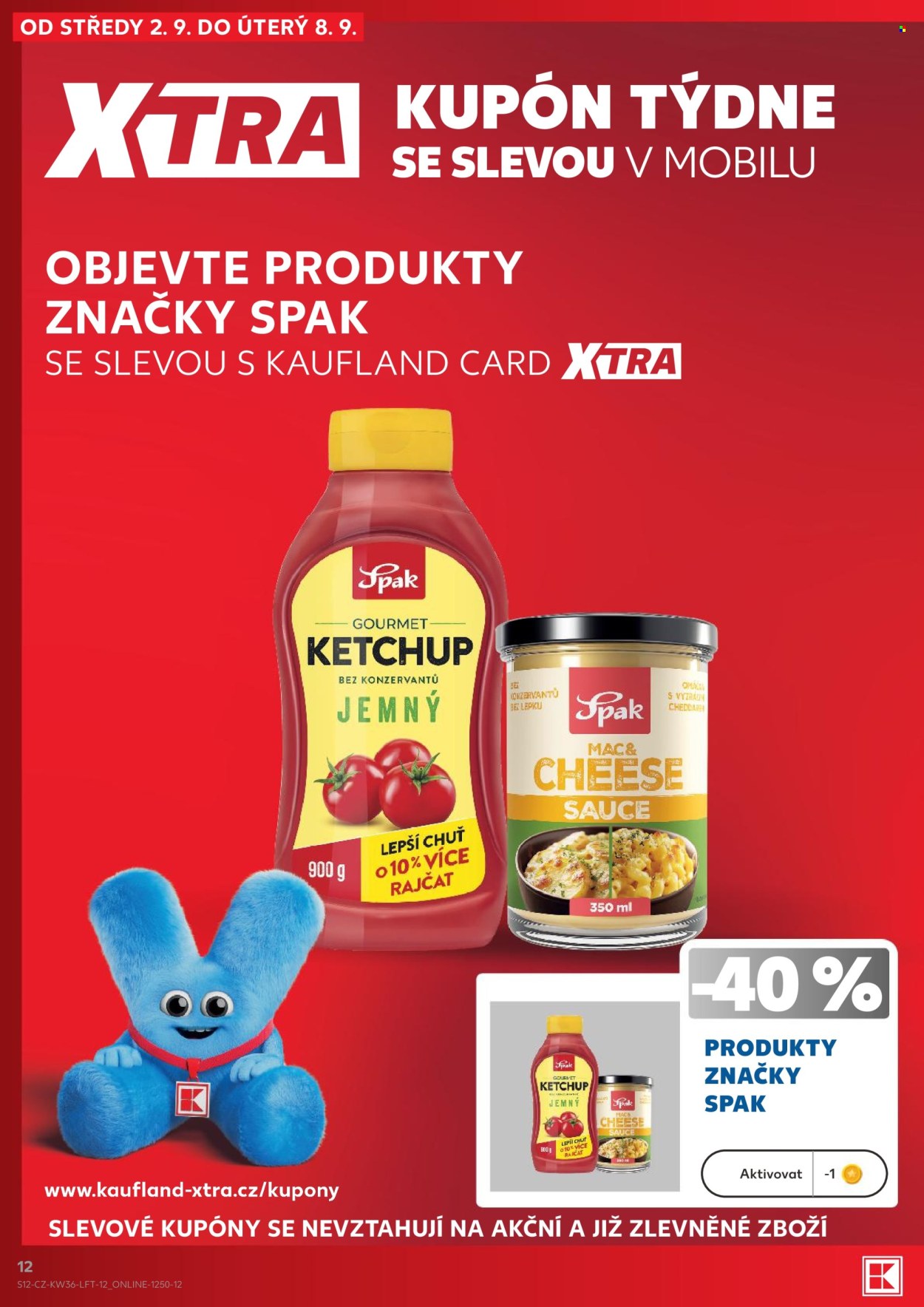 Leták Kaufland - 2.9.2026 - 8.9.2026. Strana 12