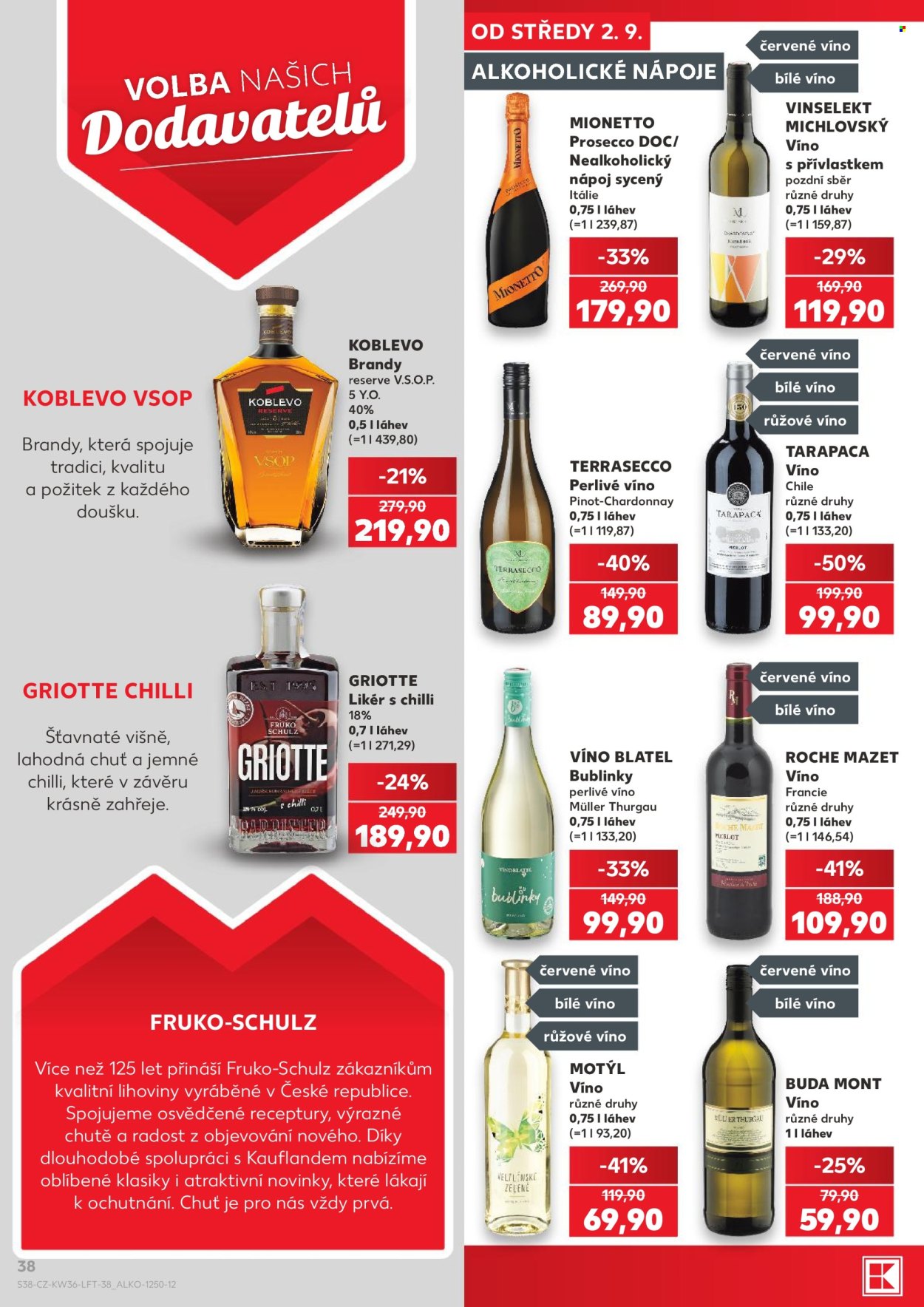 Leták Kaufland - 2.9.2026 - 8.9.2026. Strana 38