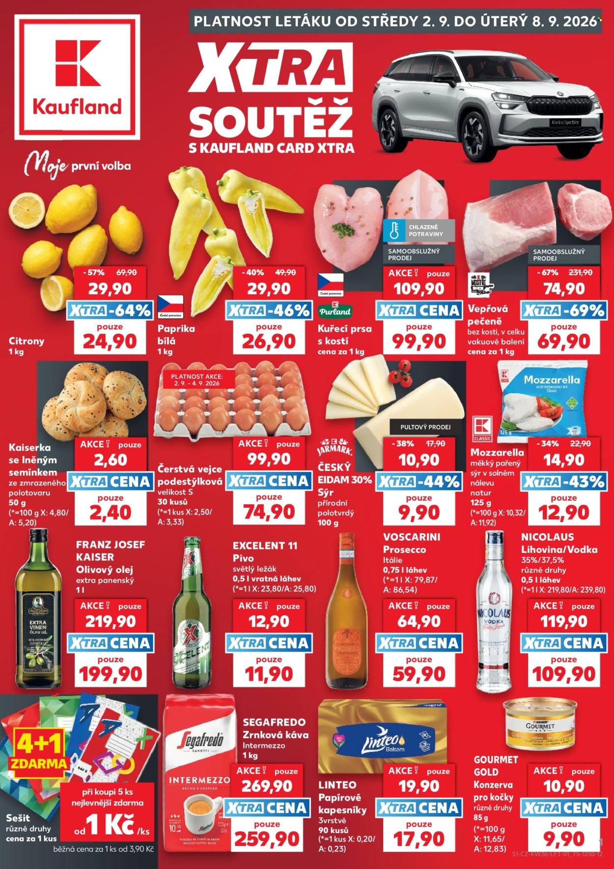 Leták Kaufland - 2.9.2026 - 8.9.2026. Strana 1