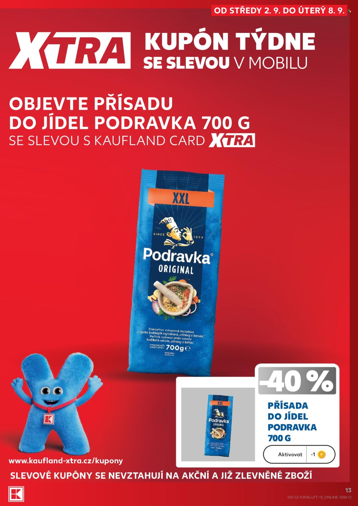 Leták Kaufland - 2.9.2026 - 8.9.2026. Strana 13