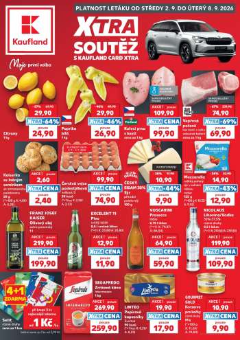 Leták Kaufland - 2.9.2026 - 8.9.2026.