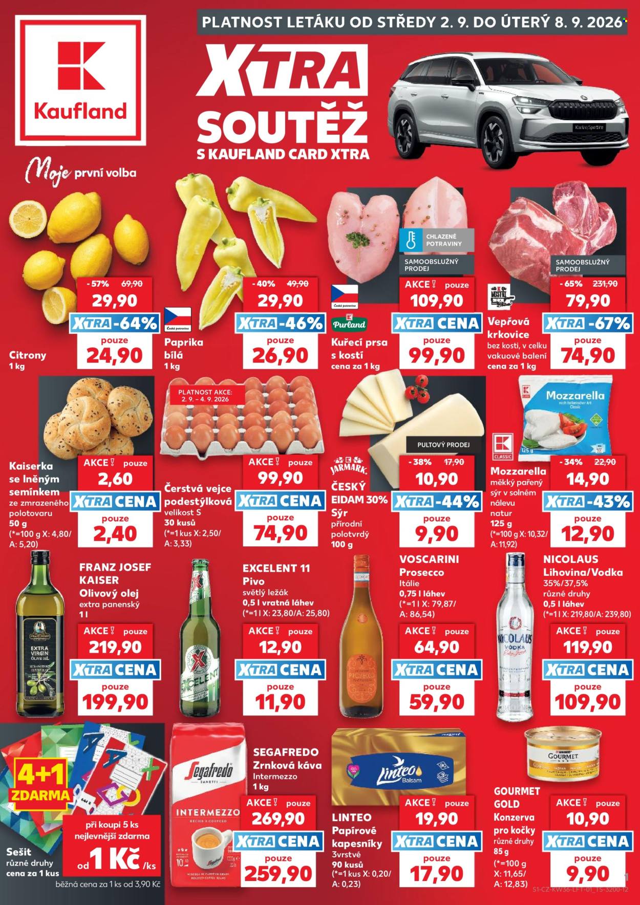Leták Kaufland - 2.9.2026 - 8.9.2026. Strana 1