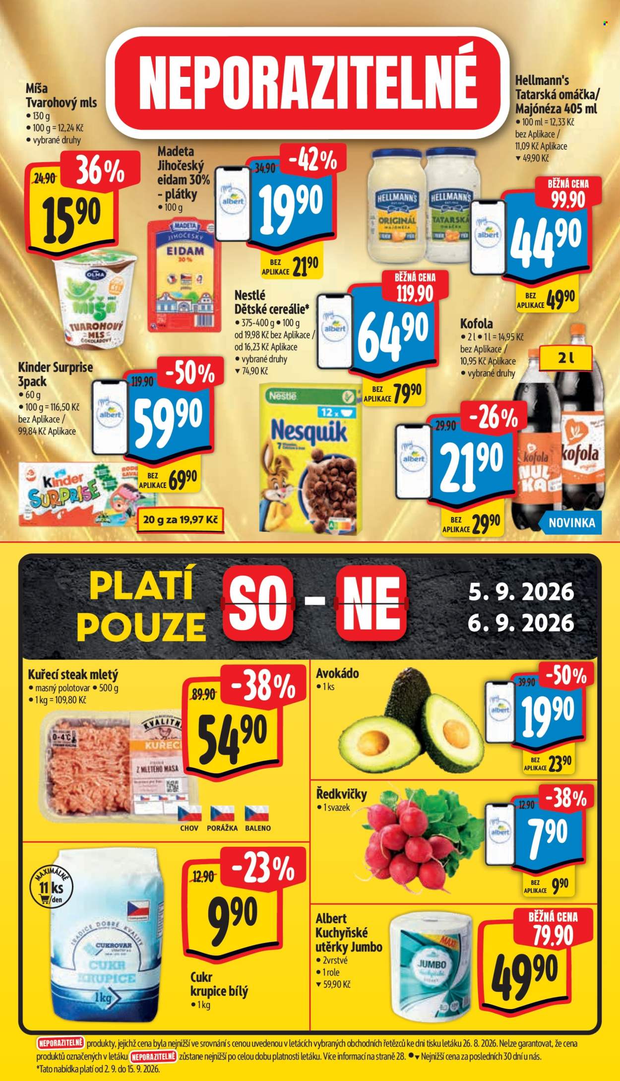 Leták Albert Hypermarket - 2.9.2026 - 8.9.2026. Strana 51