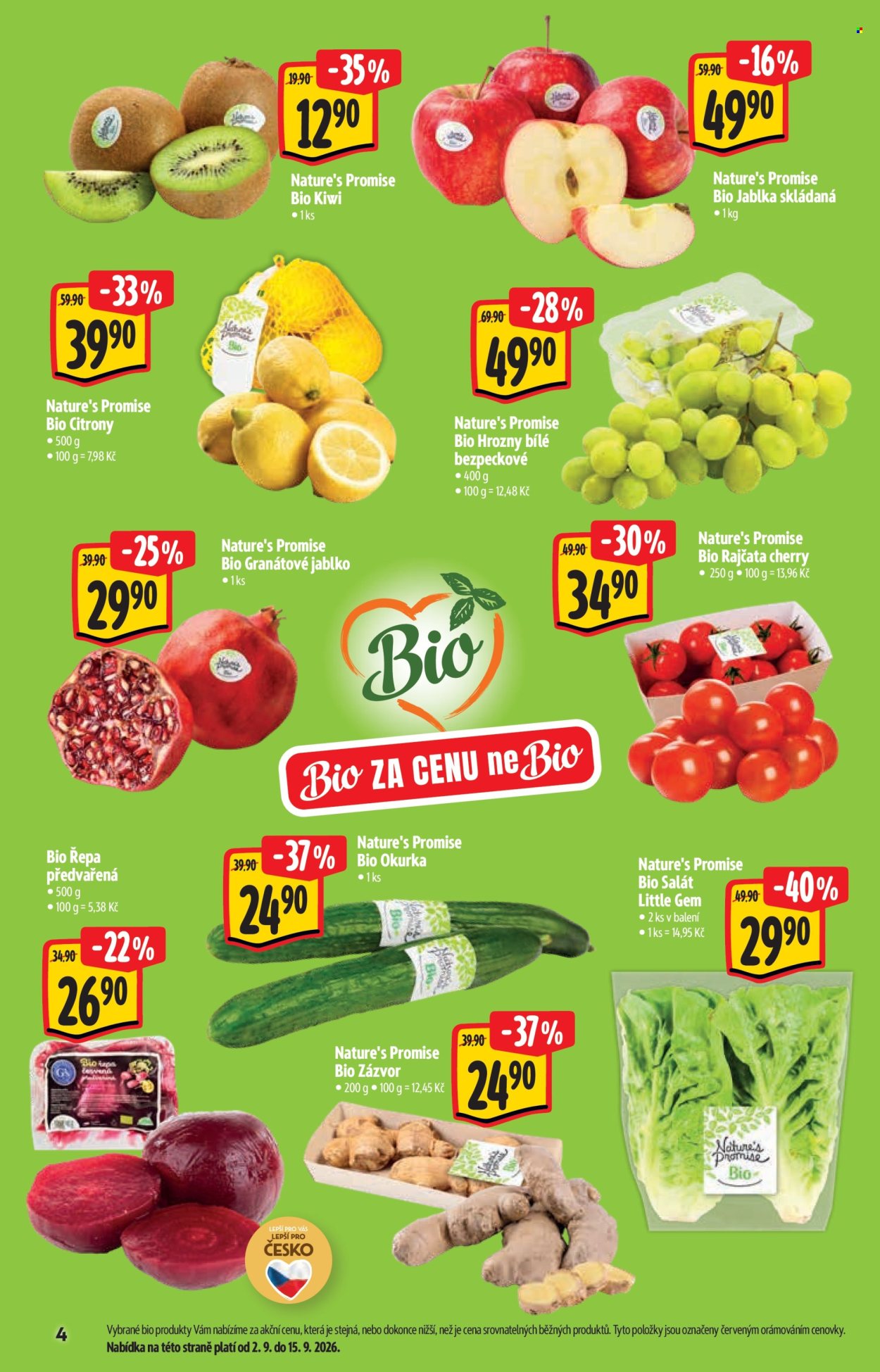 Leták Albert Hypermarket - 2.9.2026 - 29.9.2026. Strana 4