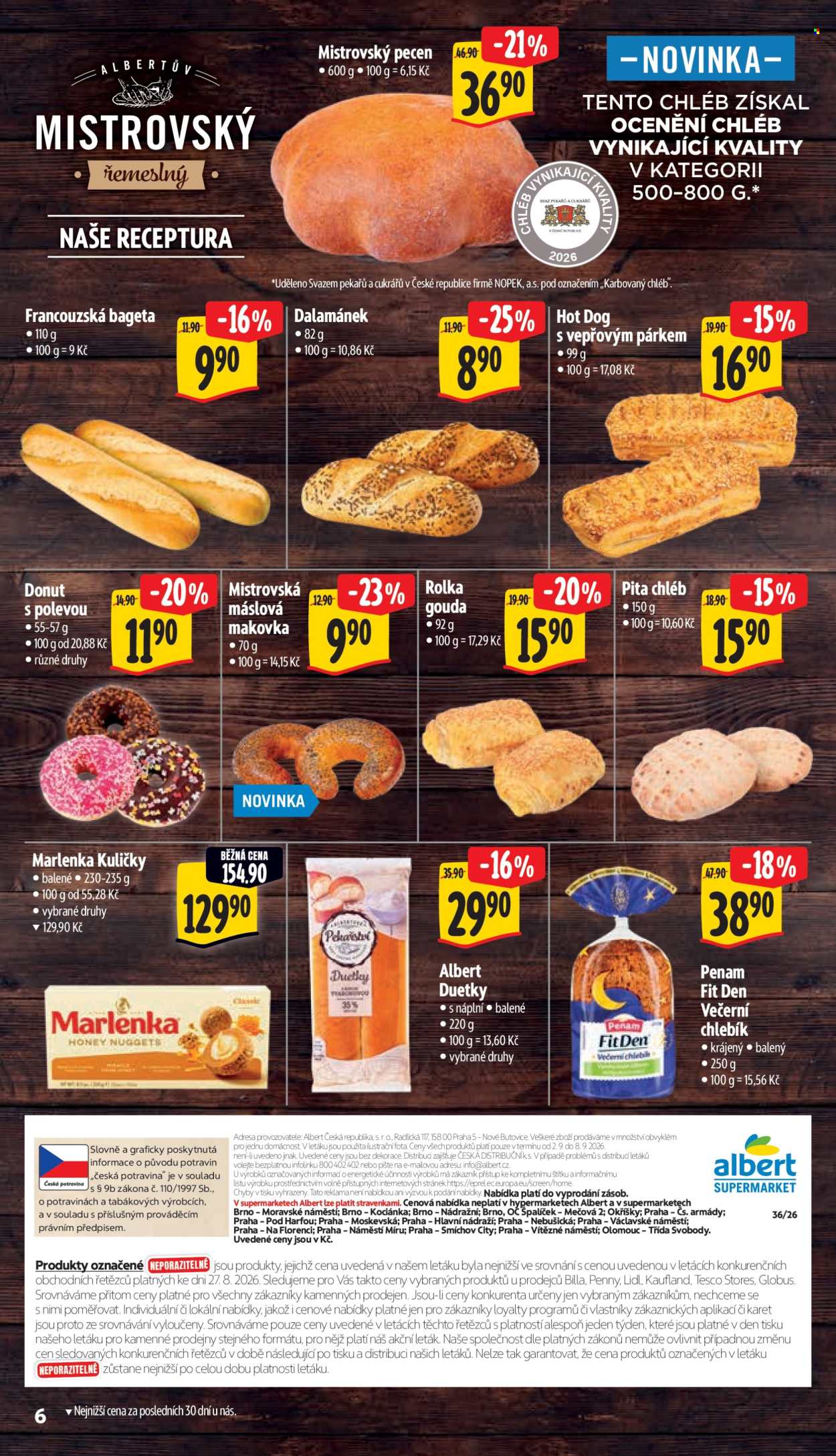 Leták Albert Supermarket - 2.9.2026 - 8.9.2026. Strana 14