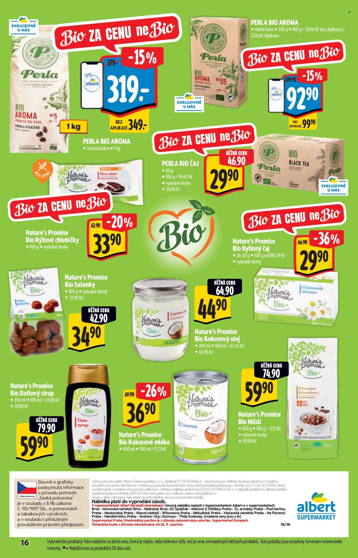 Leták Albert Supermarket - 2.9.2026 - 29.9.2026. Strana 16