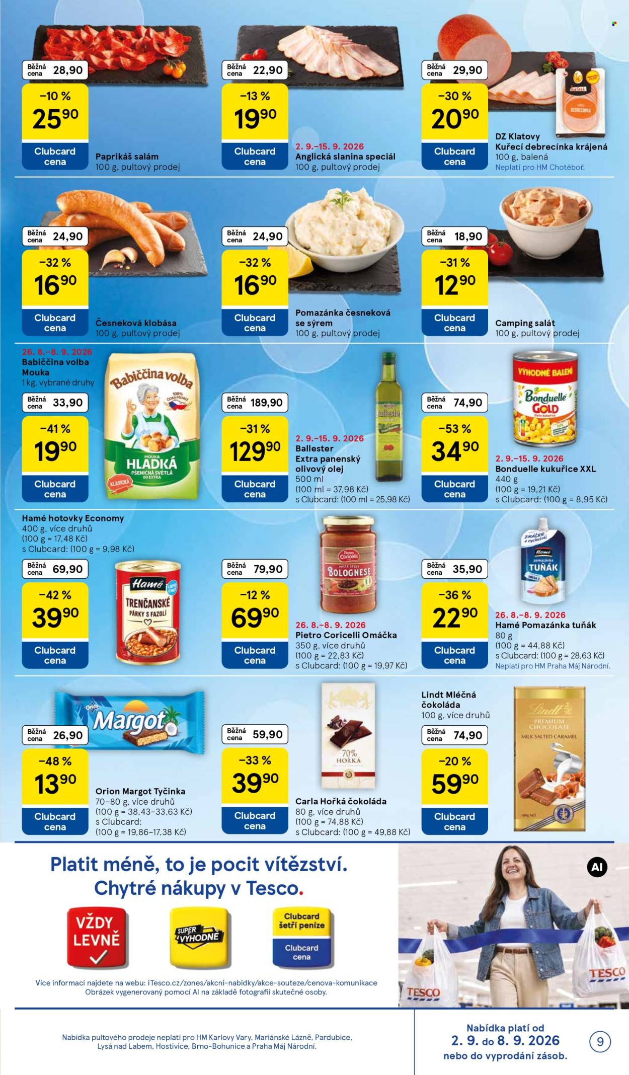Leták TESCO - 2.9.2026 - 8.9.2026. Strana 9