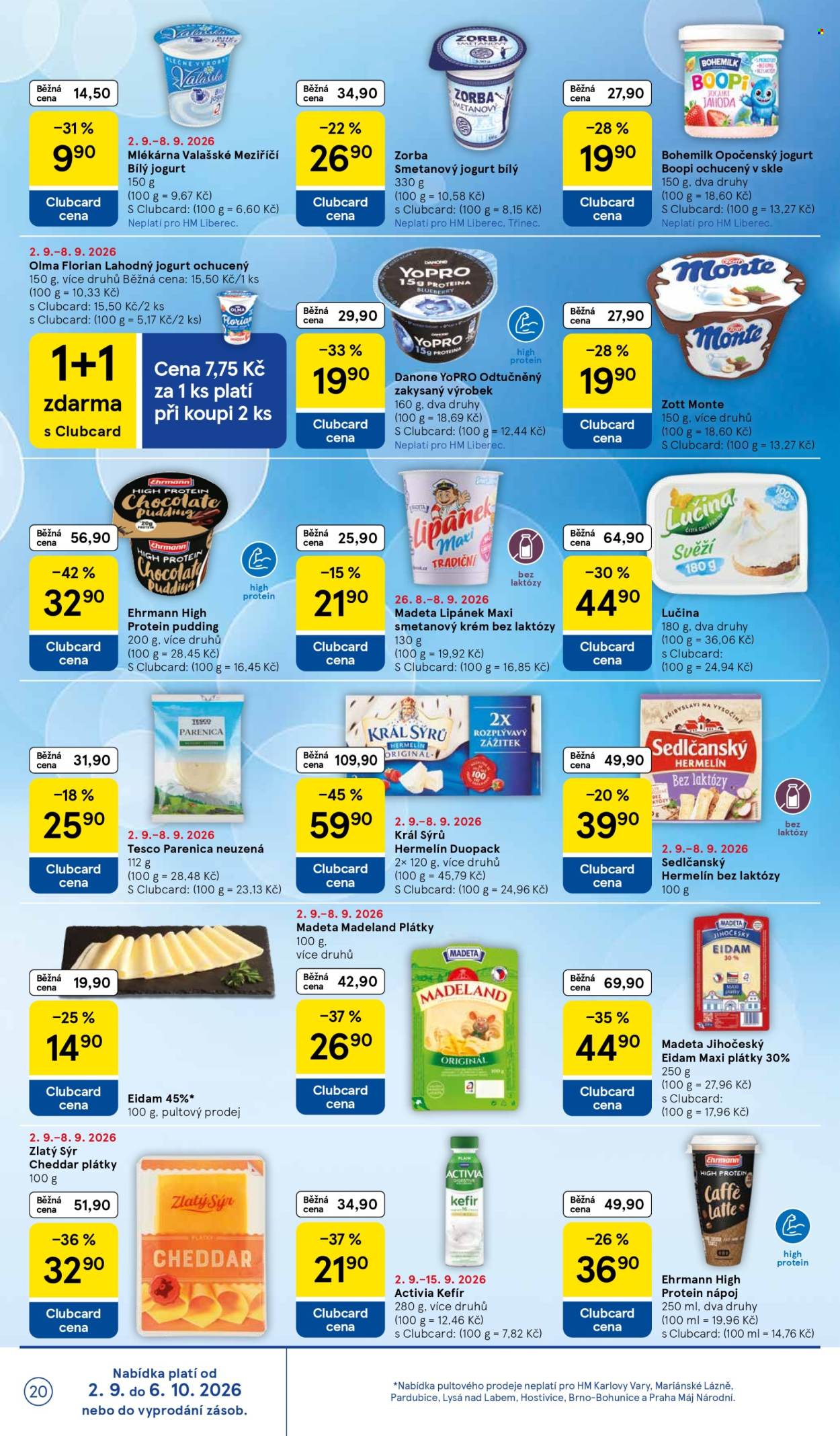 Leták TESCO - 2.9.2026 - 8.9.2026. Strana 20