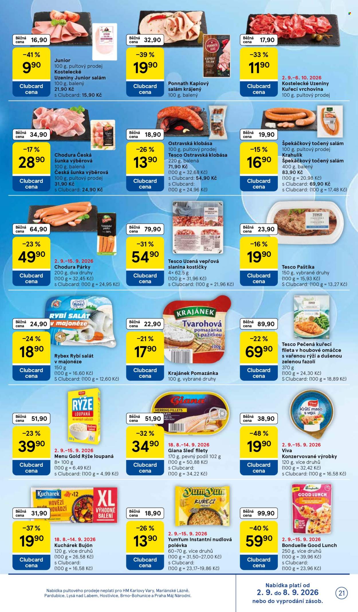 Leták TESCO - 2.9.2026 - 8.9.2026. Strana 21