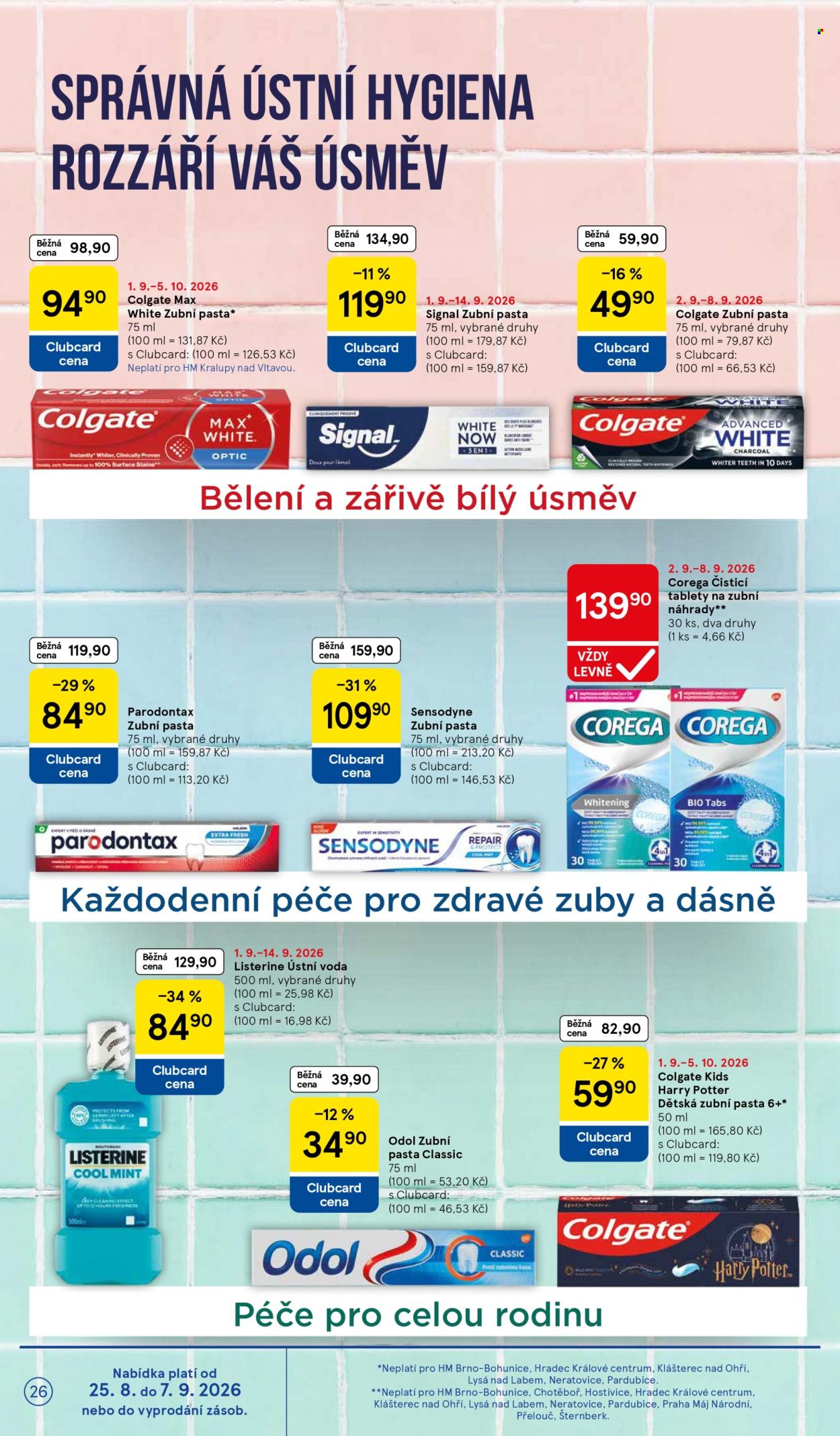 Leták TESCO - 2.9.2026 - 8.9.2026. Strana 26