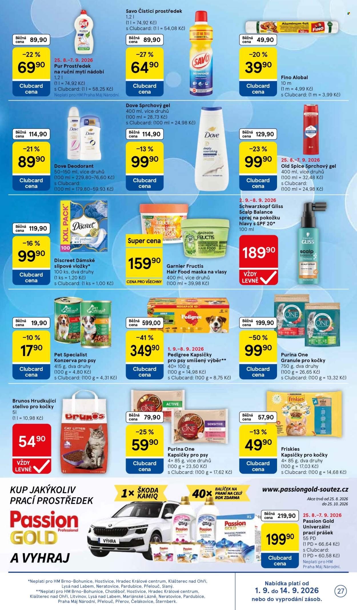 Leták TESCO - 2.9.2026 - 8.9.2026. Strana 27
