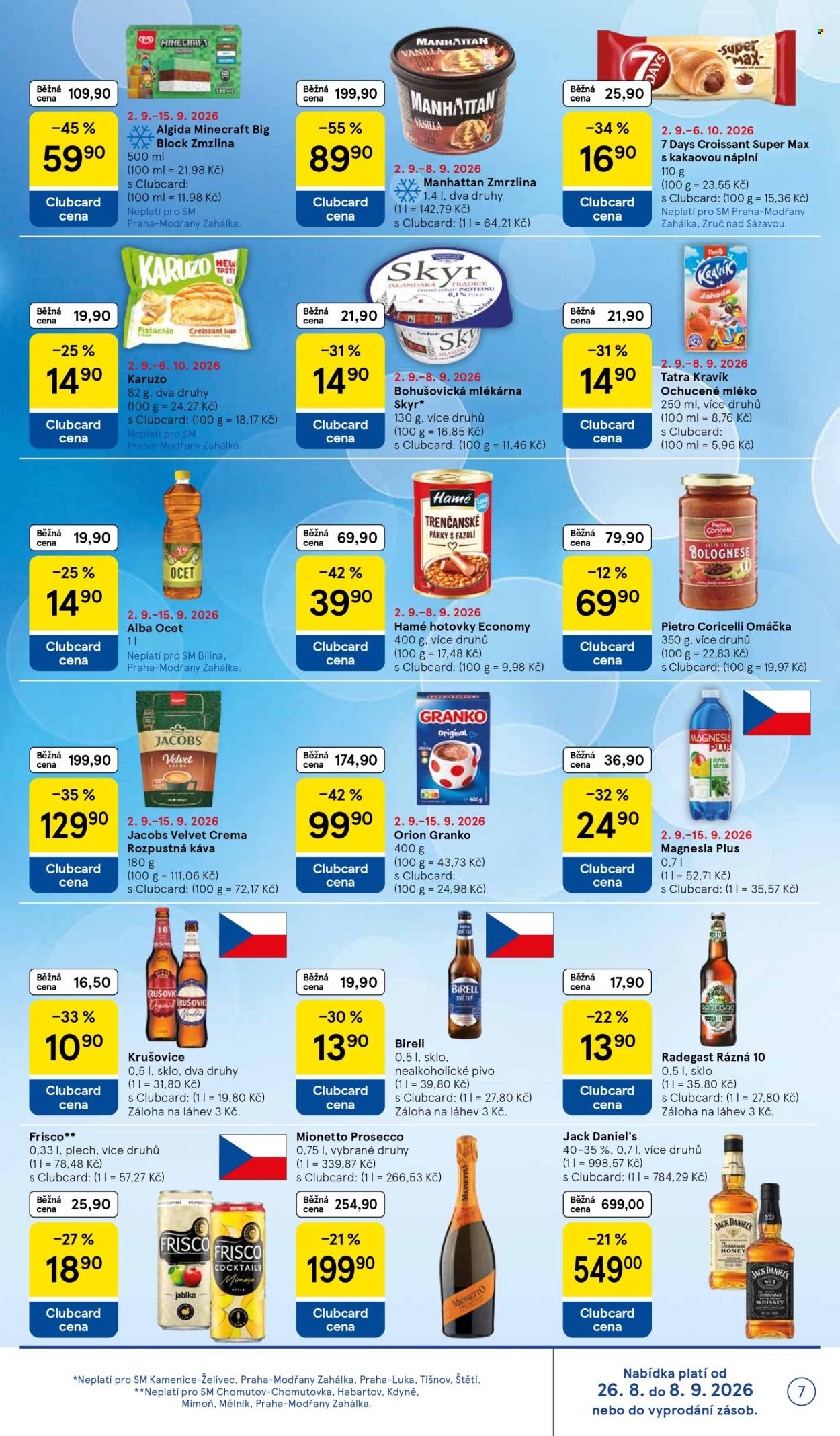 Leták TESCO supermarket - 2.9.2026 - 8.9.2026. Strana 7