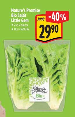 Nature‘s Promise Bio Salát little gem