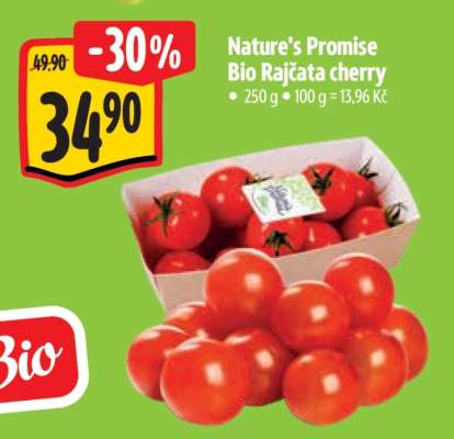 Nature’s Promise Bio Rajčata cherry •
