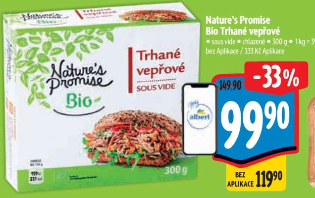 Nature’s Promise Bio Trhané vepřové