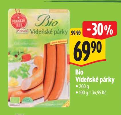BIO VÍDEŇSKÉ PÁRKY