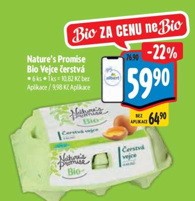 Nature’s Promise Bio Vejce čerstvá