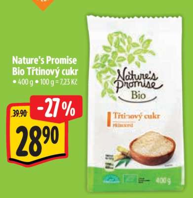 Nature’s Promise Bio Třtinový cukr