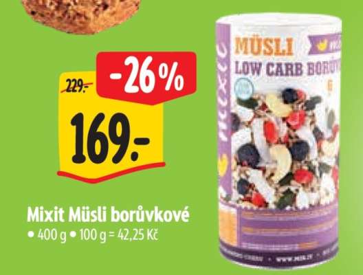 Mixit Müsli borůvkové