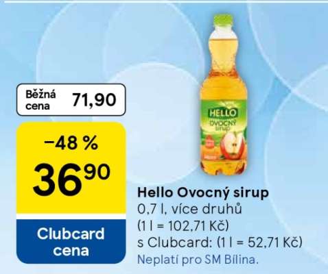 Hello Ovocný sirup