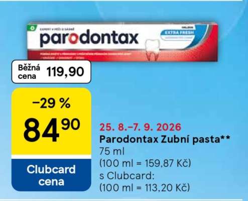 Parodontax zubní pasta