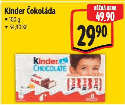 Kinder čokoláda