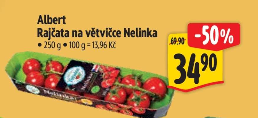 Albert Rajčata na větvičce Nelinka