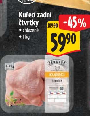 Kuřecí zadní čtvrtky