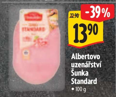 Albertovo uzenářství Šunka Standard