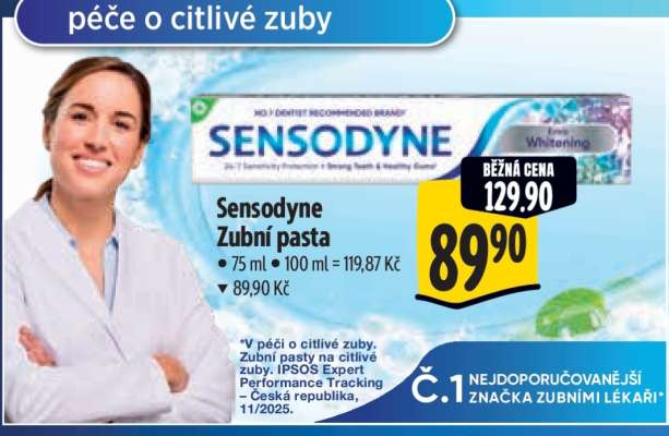 Sensodyne zubní pasta*