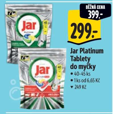 Jar Platinum tablety do myčky