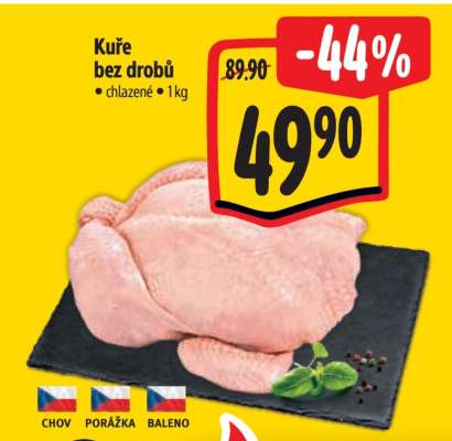 Kuře bez drobů