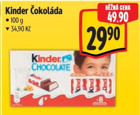 Kinder čokoláda