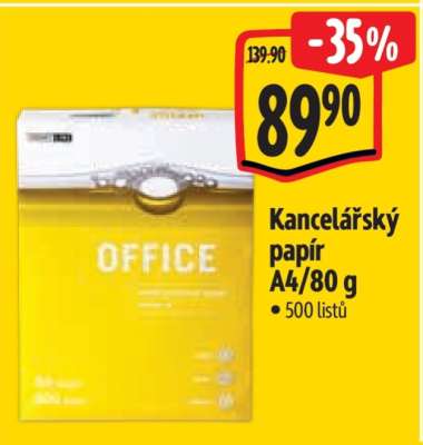 Kancelářský papír A4 / 80 g