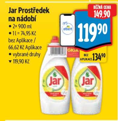 Jar prostředek na nádobí