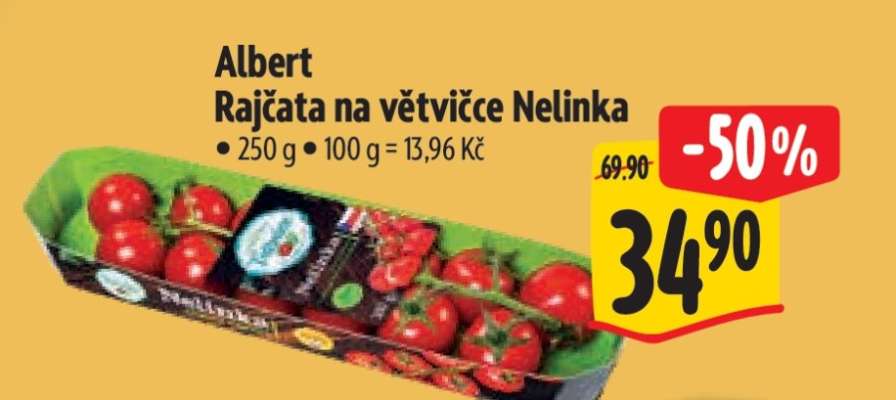 Albert Rajčata na větvičce Nelinka