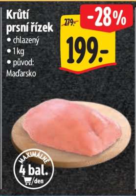 Krůtí prsní řízek
