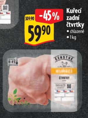 Kuřecí zadní čtvrtky