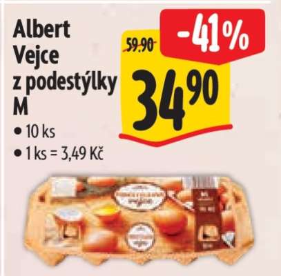 Albert Vejce z podestýlky M