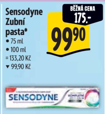 Sensodyne zubní pasta*
