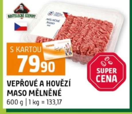 Vepřové a hovězí maso mleté