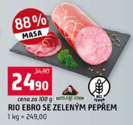 Rio Ebro se zeleným pepřem