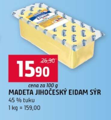 MADETA Jihočeský Eidam sýr