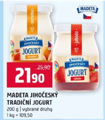 MADETA JIHOČESKÝ TRADIČNÍ JOGURT