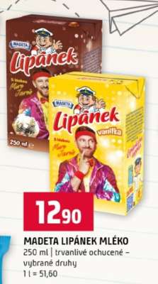 Madeta Lipánek mléko