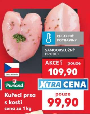 Kuřecí prsa s kostí