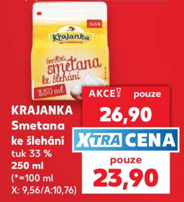 KRAJANKA Smetana ke šlehání