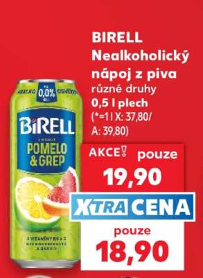 BIRELL Nealkoholický nápoj z piva