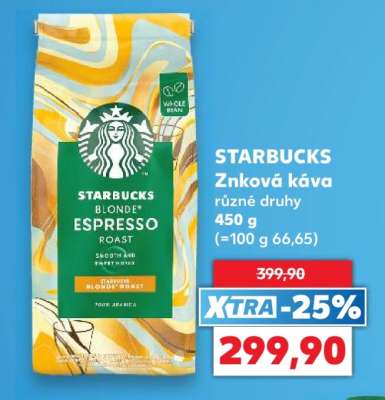 Starbucks Zrnková káva